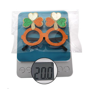 St. Patrick's Irish Festival Nouvelle Version Non-Tissé Vert Paillettes Trèfle Lunettes Cadres quantité minimale <span class=keywords><strong>de</strong></span> commande 100pcs - Product Image 6