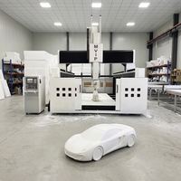 Machine CNC 5 axes de haute précision, machine de fraisage CNC 5 axes pour la gravure sur métal, bois, pierre, routeur CNC 3D