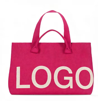 Sac fourre-tout réutilisable OEM, sac à main, sac d'épaule pliable pour ordinateur portable, grand sac fourre-tout tricoté, sac fourre-tout jacquard pour femme