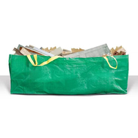 Sac Jumbo 1m³ pour Déchets de Jardin, Déchets de Bâtiment, Terre et Sol, 1000kg, en Matière PP PE, pour Transport et Élimination