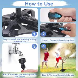 Водяной шланг с 4 распылителем, 8 м - Product Image 4