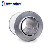 Silencieux rond RS pour conduit de ventilation Silencieux circulaire à atténuateur sonore