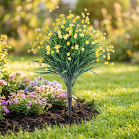 Arbre artificiel, fausse herbe, plante, haie, piquet de sol pour aménagement extérieur, jardin, cour, terrasse, hôtel, centre commercial, verdure