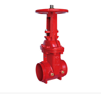 Katup gerbang OS&Y yang sesuai dengan standar GOST, katup gerbang dengan segel elastis tipe flensa 2'-12' 300 PSI