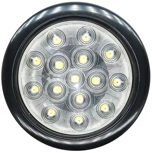 Lampe de secours à LED pour véhicule de caravane ronde de 4 pouces pour frein/arrêt/stationnement/virage/feux arrière