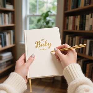 Chất lượng cao tùy chỉnh bìa cứng bé Milestone lưu niệm Tạp Chí giới tính trung lập kỷ lục cuốn sách - Product Image 6