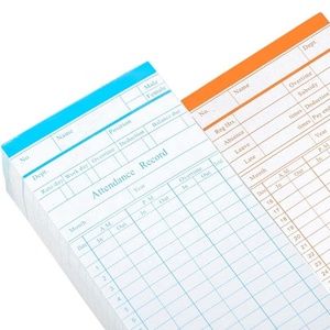 Electronic Weekly Office Staffs Time Recorder Attendance Punching Card Monthly Time Recorder Card - Product Image 3