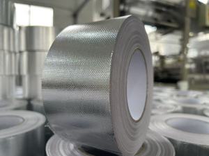 <span class=keywords><strong>Cinta</strong></span> <span class=keywords><strong>aislante</strong></span> de papel de aluminio Precio razonable <span class=keywords><strong>Cinta</strong></span> de papel de aluminio autoenrollado de acrílico plateado reforzado de China - Product Image 3
