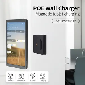 12.9inch Fast Charging Wall Mount Charger By EMONITA POE Powered For IPad PRO 12.9 Wireless IPad Wall Charging Solution