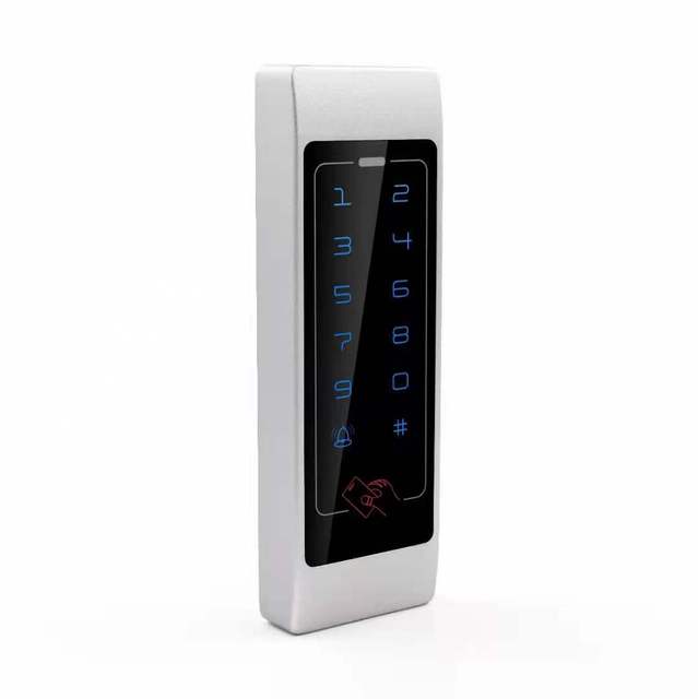 Fashion IP68 Waterproof Electric Metal RFID Touch Screen Code Keypad Door Access Control Terminal System Locks for Home