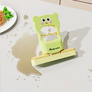 Wholesale Cartoon Bear Mini Foldable Desktop <b>Mop</b> Wet Dry Use Lazy Table Wiping Tool - Product Image 5