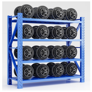 Unidad de estantería de metal <span class=keywords><strong>con</strong></span> conexión de tornillo vertical desmontable para estanterías de almacén/Almacenamiento de garaje <span class=keywords><strong>con</strong></span> gran capacidad de carga - Product Image 6