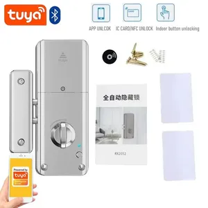 Tuya APP IC Card Lock sblocco serrature elettroniche senza supporto di perforazione Gateway per la serratura intelligente - Product Image 2