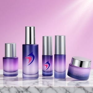 Botella de Vidrio con Gotero para Aceite Cosmético de Lujo, 10ml 15ml 1oz 30ml 60ml, Botella de Suero de Vidrio Rosa Degradado Mate con Gotero - Product Image 4