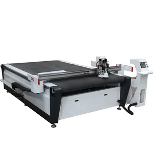 Alimentation automatique cnc vêtements machine de découpe plate coupe-tissu en microfibre