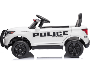 Auto Elettrica per Bambini Ford Police Interceptor con Licenza Ufficiale, 2 Motori da 390W, 12V, Telecomando 2.4G, per Bambini da 3 a 8 Anni - Product Image 2