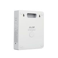 Convertisseur de tension AC monophasé EAST 220V 110V/50/60Hz pour usage domestique, transformateur toroïdal à affichage LCD en forme de bobine