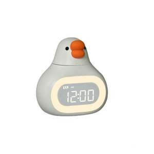 Cartoon Alarm <b>Clock</b> Auto Set Wall <b>Clock</b> Plastic Quartz Design <b>for</b> Living Room Single Face Needle Display - Product Image 1