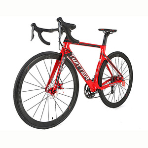 Bicicleta de Carretera de Fibra de Carbono Trotter Sniper2.0 de 16 Velocidades con Frenos de Disco 700C para Carreras de Alto Rendimiento - Product Image 1