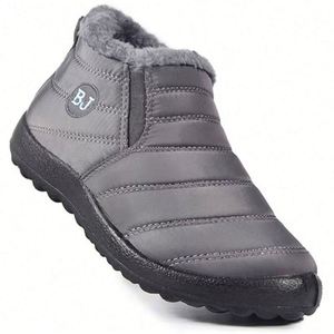 Botas de Invierno Impermeables Unisex para Hombre y Mujer, Zapatos Casuales Ligeros para la Nieve con Forro Cálido, Tallas Grandes 36-47, Zapatos para Caminar y Hacer Ejercicio - Product Image 4