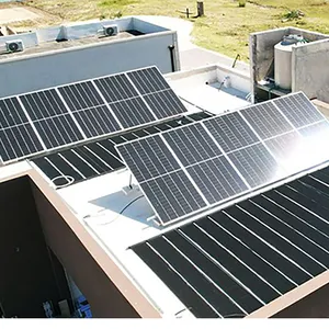ASTRO Hot-venda Instalando Painéis Solares 40m2 60m2 80m2 8kw 10kw Home uso kit painel solar, Instalação Painel Solar de Telhado Plano