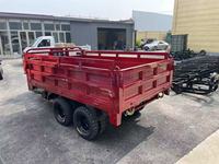 Tricycle Moto-Benne Cargo à 9 Roues Vente en Gros Usine, 300CC ou 350CC, Essence, Caisse Ouverte pour Usage de Fret