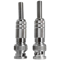 Connecteur coaxial RF BNC-JS2 en gros, fourni par l'usine, connecteur RF mâle BNC pour câble 50-2