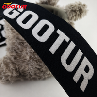 Bande élastique jacquard personnalisée avec logo tissé, ceinture respirante de 35 mm, 40 mm, 45 mm, idéale pour vêtements, sous-vêtements et shorts