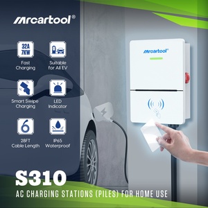 Borne de recharge murale pour véhicule électrique MRCARTOOL S310 EV, 32A 7KW, niveau 2 - Product Image 1