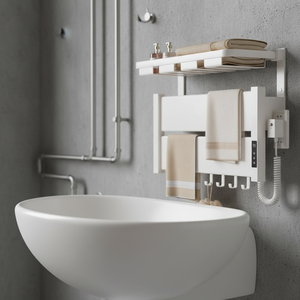 Radiateurs de salle de bain électriques, chauffe-serviettes, séchoir mural intelligent pour serviettes de bain - Product Image 1