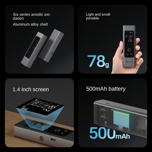 Telémetro industrial Protap de 50 metros con cabezales láser duales Láser infrarrojo de 680nm para mediciones precisas - Product Image 5