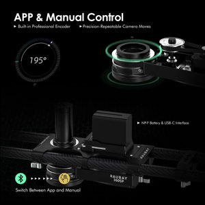 แท่นหมุนมอเตอร์ไฟฟ้า RAUBAY 360 องศา (รุ่นโปร) สำหรับถ่ายวิดีโอเชิงพาณิชย์, สแกน 3 มิติ, ถ่ายภาพแบบไทม์แลปส์-360SP - Product Image 2