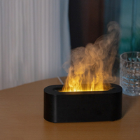 Mini humidificateur aromathérapeutique à sept couleurs, alimenté par USB/électricité, diffuseur de parfum automatique, capacité de 80 ml, pour la maison et le bureau