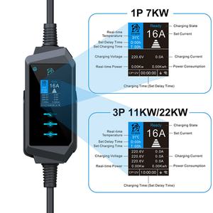 EVSOW Nuevo Cargador Portátil para Vehículos Eléctricos de 40A, Wallbox de 9.6KW con 48 Meses de Garantía para Uso Doméstico - Product Image 4