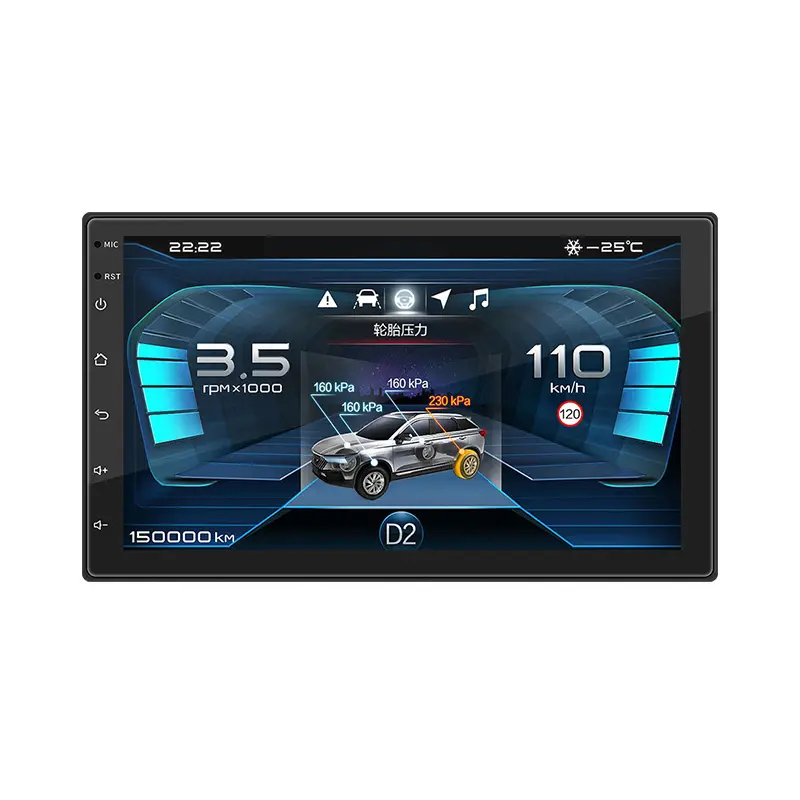 Pantalla táctil ihuella 1din Android Pioneer Car radio 7 pulgadas Android Pioneer Bluetooth carplay para VW Golf 5