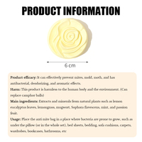Désodorisant et Diffuseur d'Huiles Parfumées en Plâtre : Anti-Acariens, Éliminateur de Formaldéhyde, pour Voiture, Armoire ou Toilettes