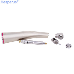 <span class=keywords><strong>Micromotor</strong></span> dental eléctrico <span class=keywords><strong>de</strong></span> baja velocidad con cuerpo <span class=keywords><strong>de</strong></span> acero inoxidable, luz óptica y contra-ángulo <span class=keywords><strong>de</strong></span> aumento 1:5, modelo X95L, color rojo. - Product Image 4
