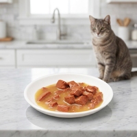 Pack Économique Vente en Gros Nourriture Humide Sans Céréales pour Chats, Alimentation Saine pour Chats, Marque Privée OEM, Friandises Économiques pour Animaux de Compagnie