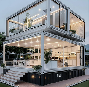 Casa Móvil Moderna de 2 Pisos, Serie Blanca, con <span class=keywords><strong>Energía</strong></span> Solar, 2 Dormitorios, Casa Contenedor Plegable, Viviendas Prefabricadas de Lujo - Product Image 2