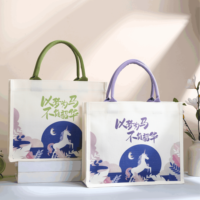 Sac fourre-tout en toile personnalisé avec logo imprimé Xien 2027, durable, réutilisable, pour usage quotidien, sac cadeau promotionnel