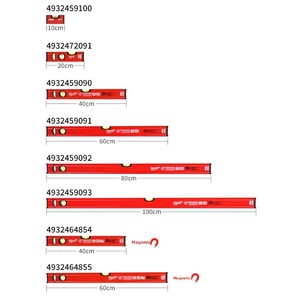   Niveles de burbuja de aluminio de alta precisión, niveles compactos tipo torpedo y de <span class=keywords><strong>caja</strong></span>, resistentes a golpes, magnéticos - Product Image 5