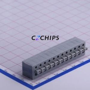 KF211V-5.0-12P Spring Terminal Block Through hole Component (THT),P=5mm Connector 5mm 12P 12 15A - Product Image 1