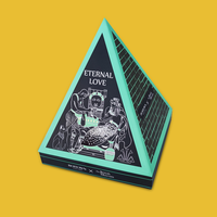 STPP entwickelte maßgeschneiderte bedruckte Pyramidenform-Geschenkbox für Festverpackungen, einzigartige Geschenkbox, hergestellt in China.