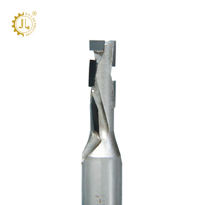 Cắt Chiều Dài 25Mm Shank 12Mm Plywod Nén CNC Router Làm Tổ Bit PCD Kim Cương Xoắn Ốc Router Bit Cho Gỗ Chế Biến Gỗ PCD - Product Image 3