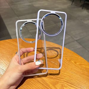 Cadre <span class=keywords><strong>de</strong></span> caméra en métal <span class=keywords><strong>de</strong></span> haute qualité clair PC + <span class=keywords><strong>coque</strong></span> <span class=keywords><strong>de</strong></span> <span class=keywords><strong>téléphone</strong></span> rigide en TPU pour <span class=keywords><strong>Huawei</strong></span> Mate 70 Pro <span class=keywords><strong>coque</strong></span> <span class=keywords><strong>de</strong></span> protection arrière mince transparente - Product Image 2