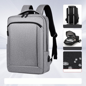 Sac à dos d'affaires noir pour homme, sac à dos minimaliste pour ordinateur portable, sac de voyage imperméable en Oxford, grande capacité, sac à bandoulière pour le travail, OEM ODM - Product Image 6