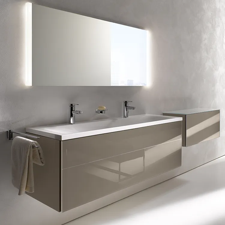 Toptan Modern banyo aynası mobilya otel banyo makyaj dolabı çin banyo Vanity