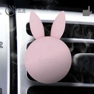 ที่ใส่น้ำหอมขายส่งซิลิโคนที่มีสีสันการ์ตูน Diffuser ระบายคลิปอุปกรณ์เสริมในรถยนต์ - Product Image 3