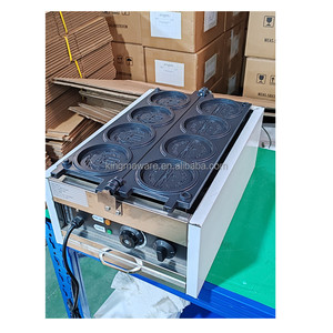 เครื่องทำวาฟเฟิลเหรียญทองคำญี่ปุ่นไฟฟ้า220V 4ชิ้นเค้กคุกกี้อาหารอัตโนมัติ10<span class=keywords><strong>เยน</strong></span>เชิงพาณิชย์ - Product Image 5