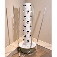 Tour de culture hydroponique durable à LED pour plantes de petite et grande taille, pour l'agriculture verticale domestique et commerciale en extérieur/intérieur